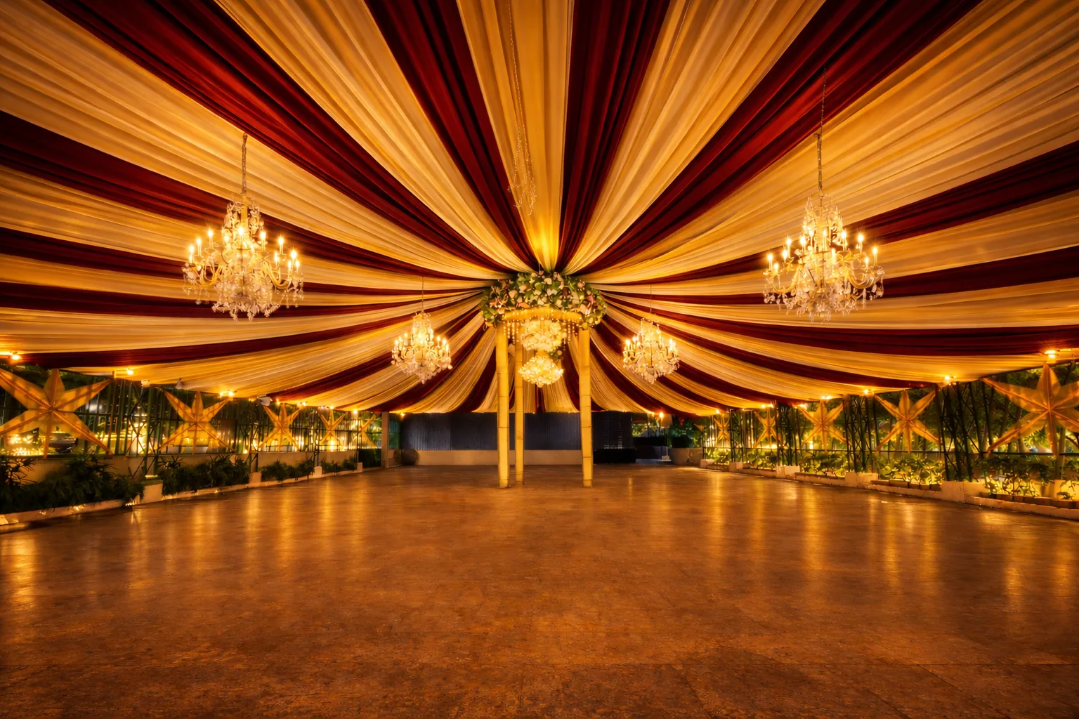 The Crystal Dome Detail — Suman Wedding Venue Ujjain